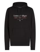 Hilfiger Center Stack Hoody Black Tommy Hilfiger