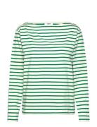 Soft Single Silke Tee Ls Green Mads Nørgaard