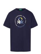 T-Shirt Blue United Colors Of Benetton