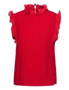 Top With Ruffles Red Coster Copenhagen