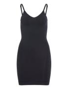 Vimacie V-Neck S/L Seamless Dress Black Vila