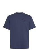 Regular Fit Front And Back Artwork T-Shirt Navy Scotch & Soda