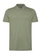 Tjm Slim Placket Polo Ext Green Tommy Jeans