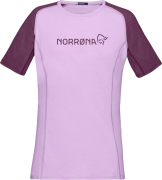 Norrøna Women's Fjørå equaliser lightweight T-Shirt Dark Purple/Violet...