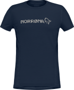 Norrøna Women's Falketind Equaliser Merino T-Shirt Indigo Night