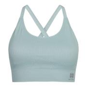 Hellner Women's Seamless Tech Sport Bra Blue Haze