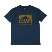 ColourWear Men's Core Mountain Tee Blue