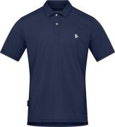 Norrøna Men's Femund Equaliser Merino Polo Shirt Indigo Night