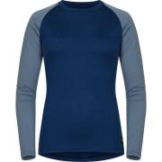 Hellner Women's Nieras Merino Top 2.0 Dress Blue/Flint Stone