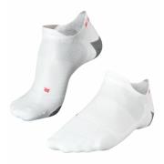 RU5 Invisible Women Running No Show Socks White/Mix