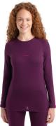 Icebreaker Women's Zoneknit 200 Long Sleeve Crewe Nightshade/Electron ...