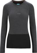 Icebreaker Women's 125 Zoneknit™ Long Sleeve Crew JET HTHR/BLK/METRO H...