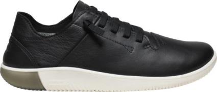 Keen Men's KNX Unlined Leather Sneaker Black-Star White