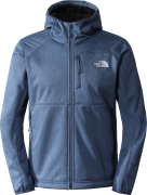 The North Face Men's Quest Hooded Softshell Jacket Shady Blue Dark Hea...