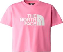 The North Face Girls' Cropped Easy T-Shirt Gamma Pink