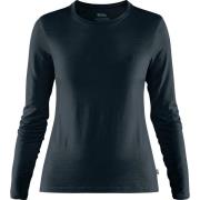 Fjällräven Women's Abisko Wool Ls Dark Navy