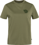 Fjällräven Women's Fox Boxy Logo Tee Green