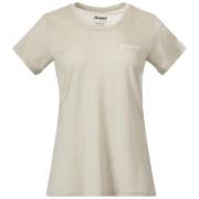 Bergans Women's Rabot Emblem Wool Tee Chalk Sand