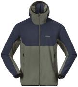 Bergans Men's Vaagaa Windbreaker Jacket  Green Mud/Navy Blue