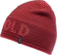 Rib Logo Merino Beanie Poppy