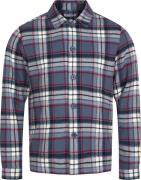 Knowledge Cotton Apparel Men's Big Checked Heavy Flannel Overshirt For...