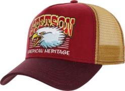 Men's Trucker Cap Eagle Head Brown/Red