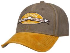 Stetson Men's Baseball Cap Vintage Distressed Olive/Yellow