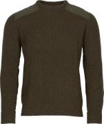 Pinewood Men's Lappland Rough Sweater Mossgreen Melange