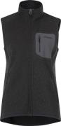 Bergans Women's Kamphaug Knitted Vest Dark Shadow Grey