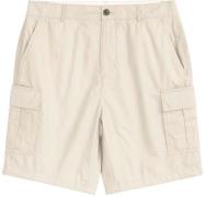 Knowledge Cotton Apparel Fig Loose Cargo Poplin Shorts Light Feather G...