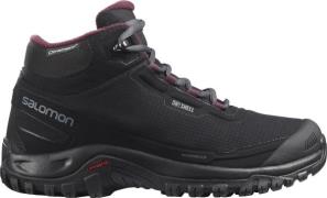 Salomon Women's Shelter ClimaSalomon Waterproof Black/Ebony/Wine Tasti...