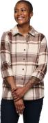 Black Diamond Women's Project Flannel Shirt Chalk Pink-Walnut Plaid