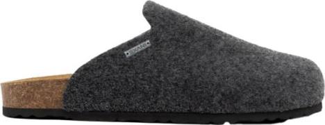 Exani Men's Felt Slipper Dark Grey