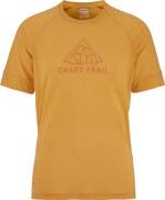 Craft Men's Advance Trail Wool Short Sleeve Tee  Turmeric Melange