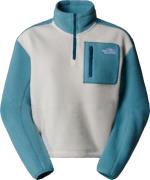 The North Face Women's Yumiori 1/4 Zip Fleece Jacket Algae Blue/White ...