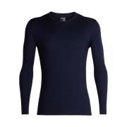 Icebreaker Men's 200 Oasis Long Sleeve Crewe Midnight Navy