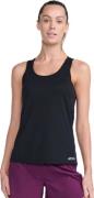 2XU Women's Aero Singlet Black/Silver Reflective