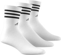 Adidas 3-Stripes Cushioned Sportswear Crew Socks 3-Pairs White/Black