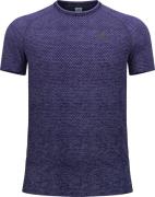 Odlo Men's T-shirt Crew Neck S/S Essential Seamless Eclipse Melange