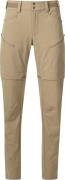 Bergans Women's Convertible Zip-Off Softshell Pants Warm Sand