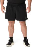 Asics Men's Road 2n1 5in Short Performance Black/graphite Grey