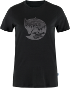 Fjällräven Women's Abisko Wool Fox Short Sleeve Black/Iron Grey