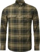 Chevalier Men's Heron Flannel Shirt Evergreen Checked