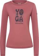 super.natural Women's Heart Of Yoga Longsleeve Roan Rouge/various