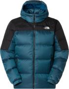 The North Face Men's Diablo Down 2.0 Hooded Jacket Dusk Blue Black Hea...