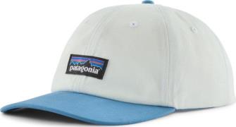 Patagonia P-6 Label Trad Cap Birch White W/shore Blue