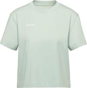 Mammut Women's Mammut Base Cropped T-Shirt Mini Logo Silver Sage
