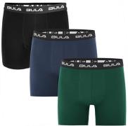 Bula Men's Frame 3pk Boxers Pine/black/navy