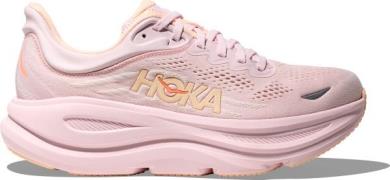 Hoka Women's Bondi 9 Lilac Cream/Tangerine Glow