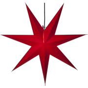 Rozen pappersstjärna 140cm (Röd)